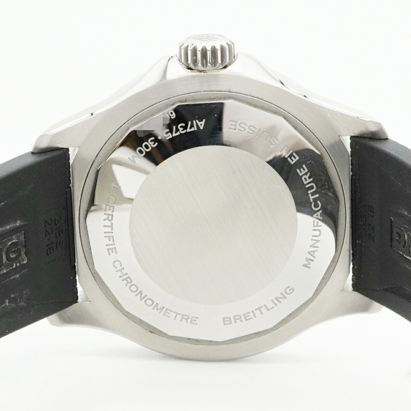 百年靈超級海洋系列 A17375 黑色錶盤男士腕錶-4