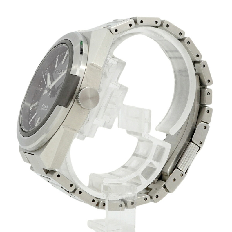 西鐵城 Series 8 NA1004-87E 黑色錶盤男士手錶-1