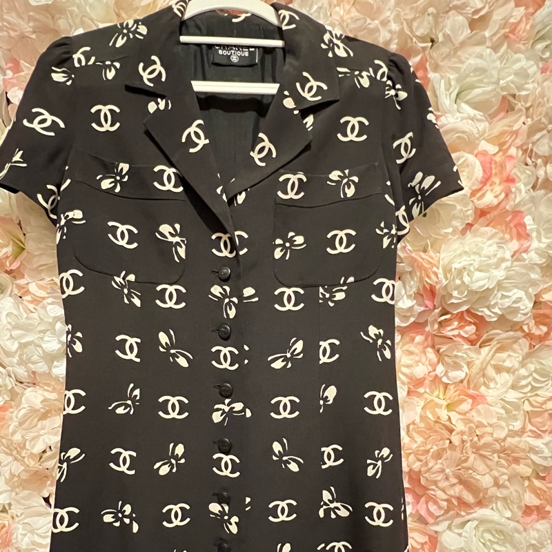 Chanel中古連衣裙38碼-0