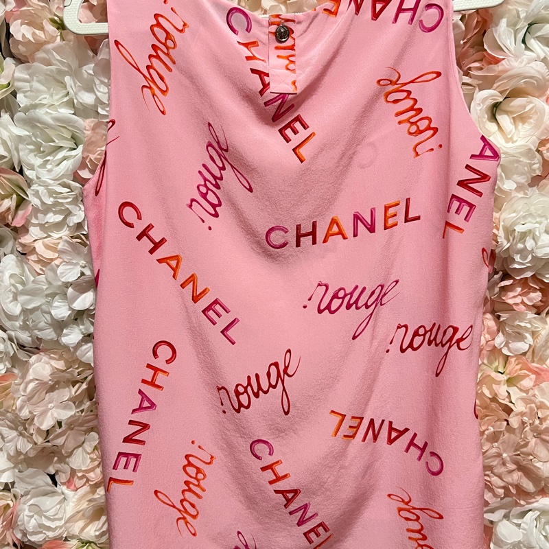 Chanel中古真絲背心44碼-0