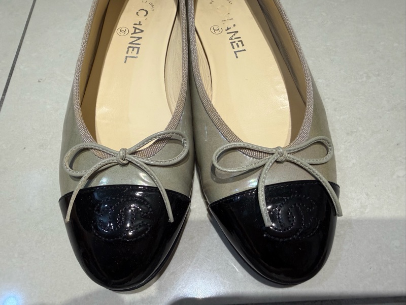 香奈兒經典芭蕾舞38尺碼鞋（2手）-2