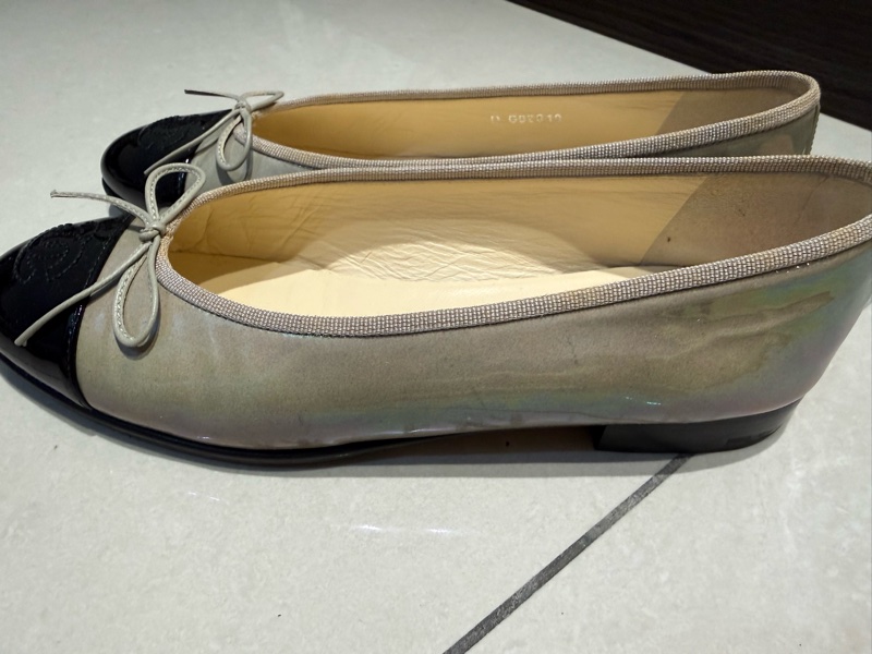 香奈兒經典芭蕾舞38尺碼鞋（2手）-36