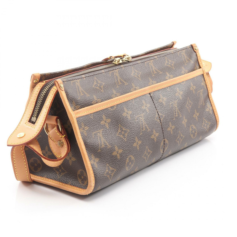 路易威登 Popincourt 長肩斜背包 M40008 Monogram 帆布 二手-1