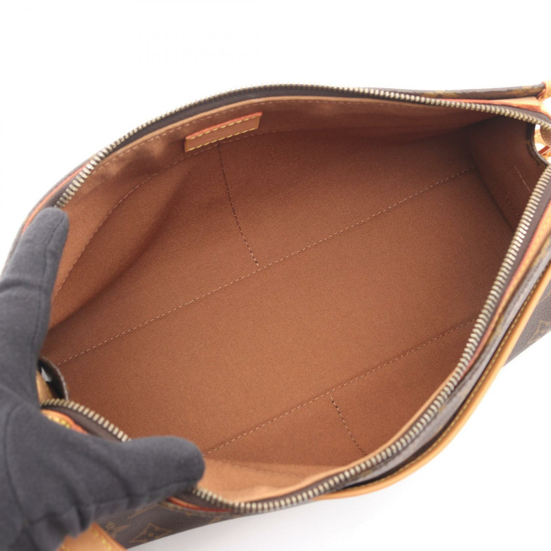 路易威登 Popincourt 長肩斜背包 M40008 Monogram 帆布 二手-2