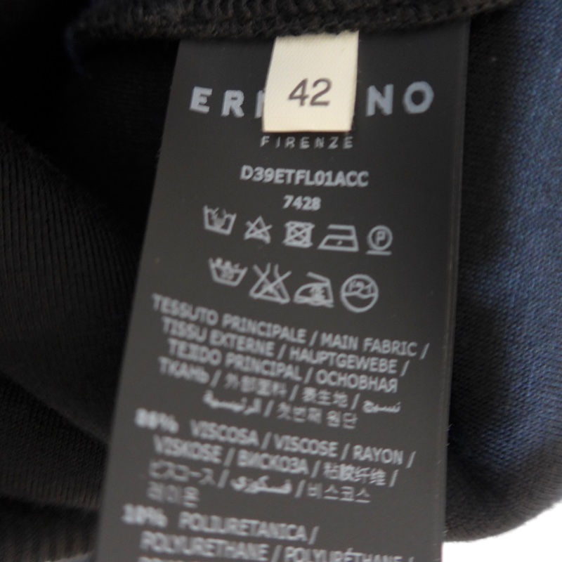 ERMANNO SCERVINO 蕾絲領黑色外套 IT42-6