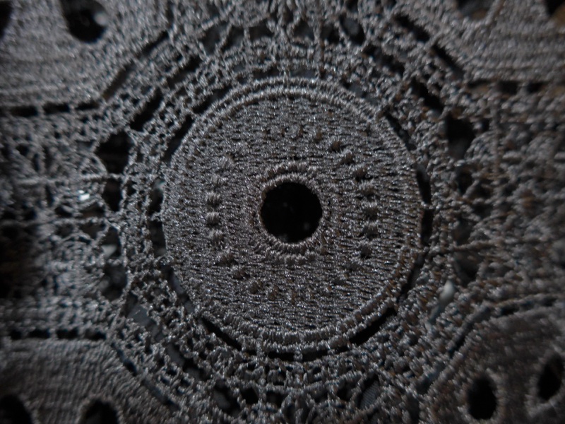 ERMANNO SCERVINO 黑色簍空蕾絲洋裝 IT44-9