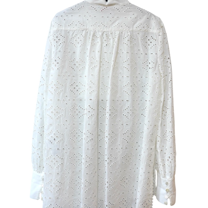 ERMANNO SCERVINO 白色精緻蕾絲襯衫 IT42-3