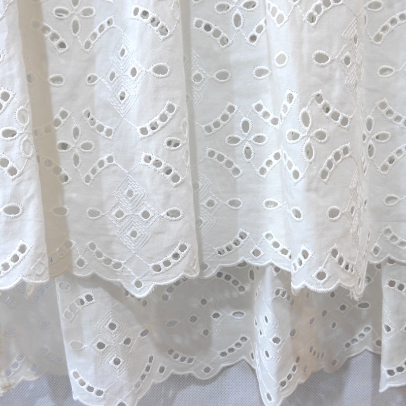 ERMANNO SCERVINO 白色精緻蕾絲襯衫 IT42-8