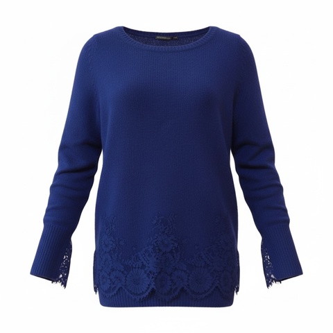 ERMANNO SCERVINO 深藍色藍色毛衣 IT44