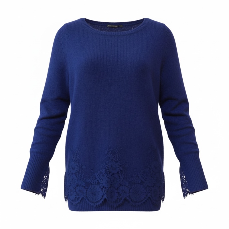 ERMANNO SCERVINO 深藍色藍色毛衣 IT44-0