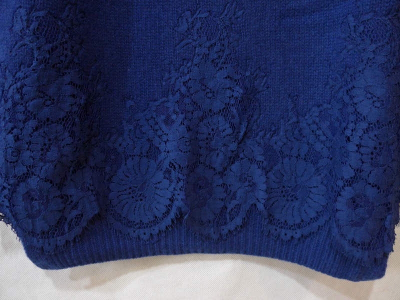 ERMANNO SCERVINO 深藍色藍色毛衣 IT44-4