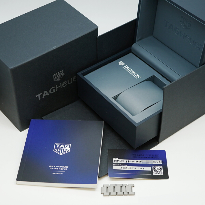 TAG Heuer 豪雅競潛系列專業200公尺潛水錶 WBP1180 黑色錶盤男士腕錶-8