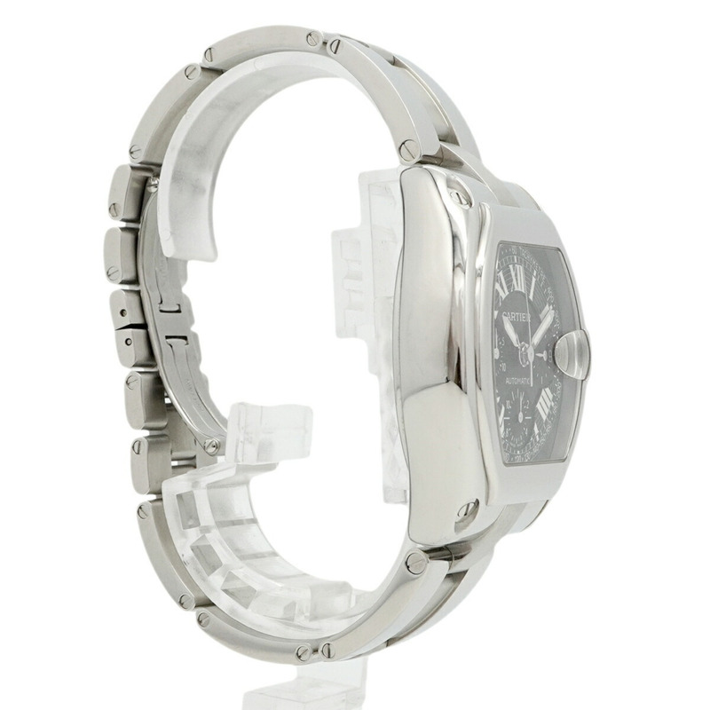 卡地亞 Roadster XL W62007X6 黑色錶盤男錶-2