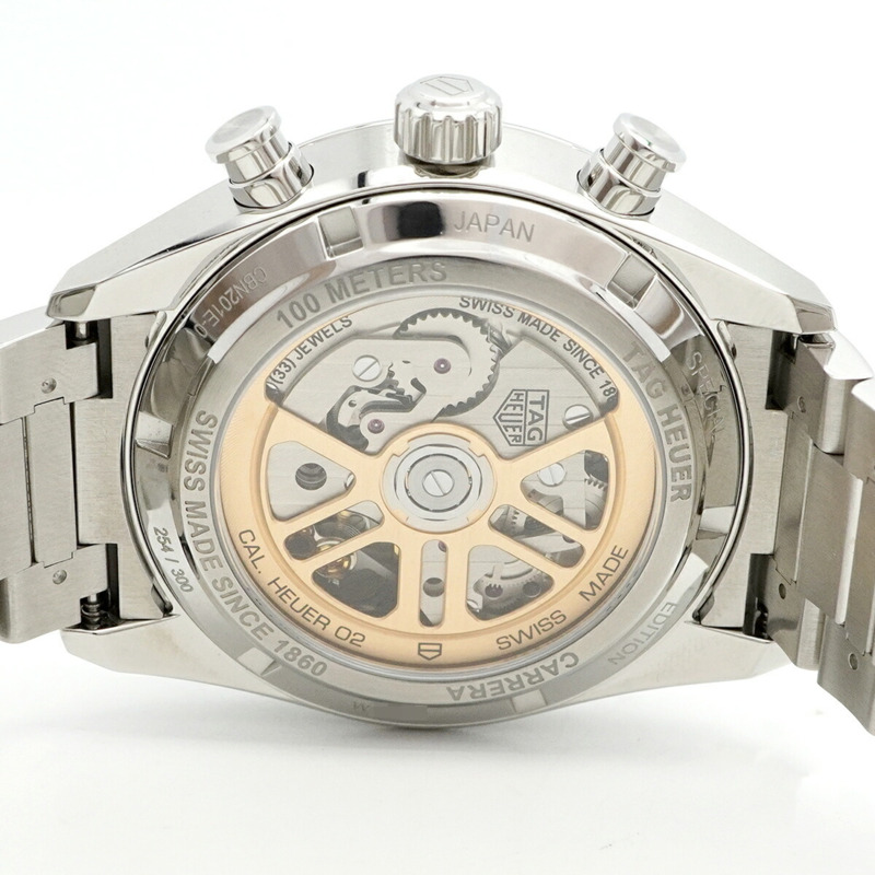 TAG Heuer 豪雅卡萊拉系列 CBN201E 藍色錶盤男士腕錶-4