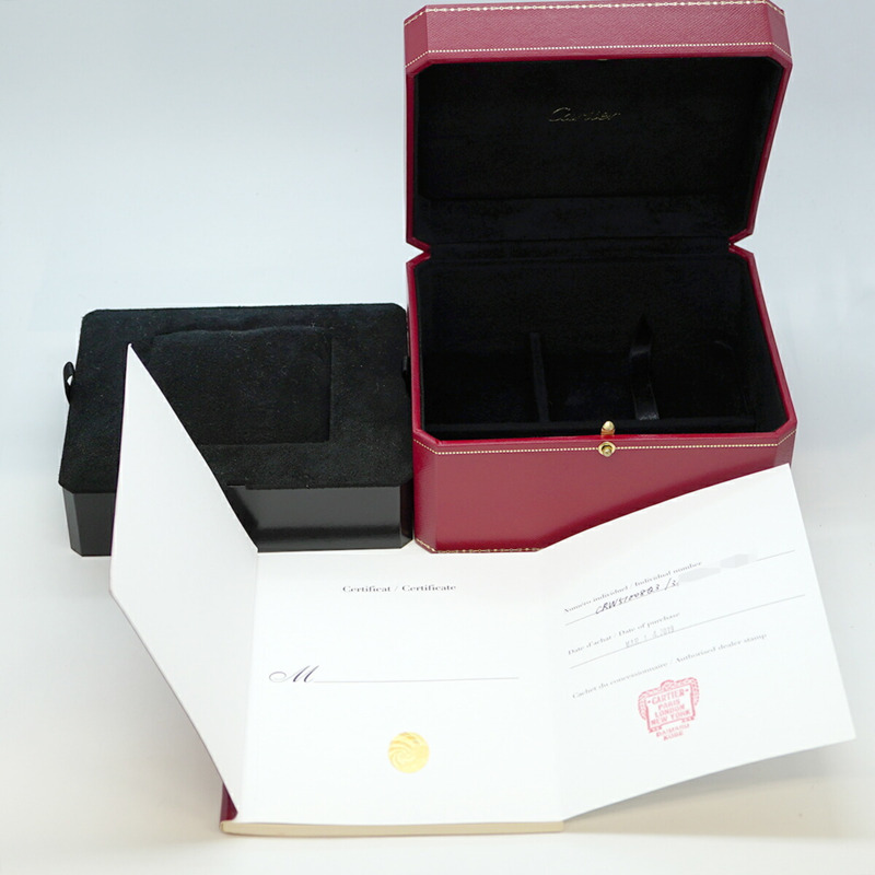 卡地亞 Tank Française SM W51008Q3 象牙色錶盤女士腕錶-9