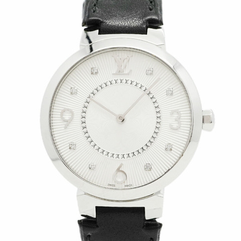 路易威登 Tambour Q13MJ 銀色錶盤小姐腕錶