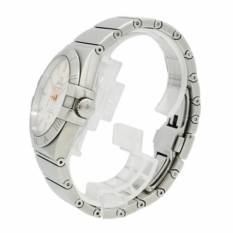 歐米茄星座系列 123.10.38.21.02.002 白色錶盤男士腕錶-1