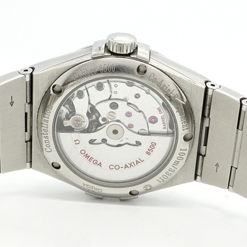 歐米茄星座系列 123.10.38.21.02.002 白色錶盤男士腕錶-4