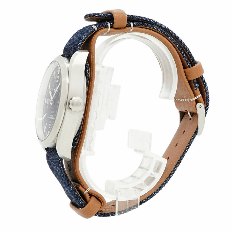 歐米茄海馬系列 Railmaster 220.12.40.20.03.001 藍色錶盤男士腕錶-1