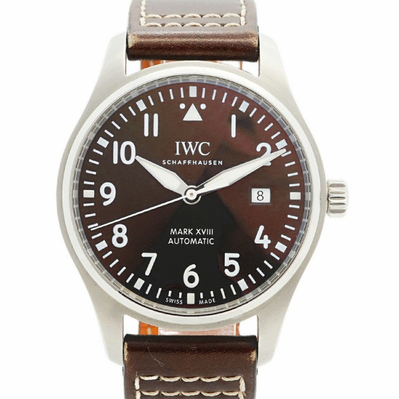 IWC 沙夫豪森飛行員 IW327003 棕色錶盤男士手錶-0