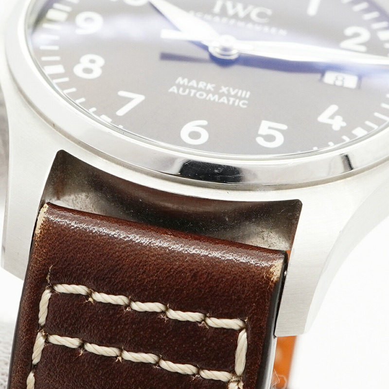 IWC 沙夫豪森飛行員 IW327003 棕色錶盤男士手錶-5