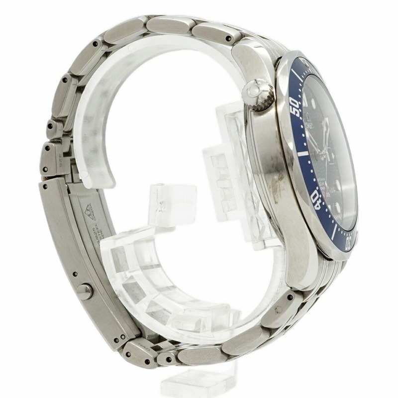 歐米茄海馬系列 2220.80 海軍藍錶盤男士腕錶-2