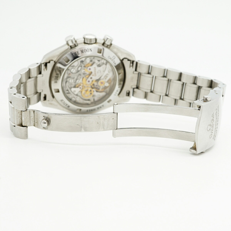 歐米茄超霸系列3573.50黑色錶盤男士腕錶-3