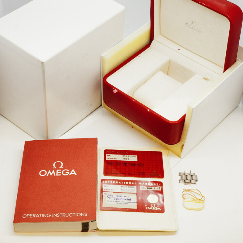 歐米茄超霸系列3573.50黑色錶盤男士腕錶-9