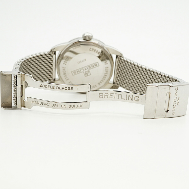 百年靈超級海洋系列 A17321 藍色錶盤男士腕錶-3