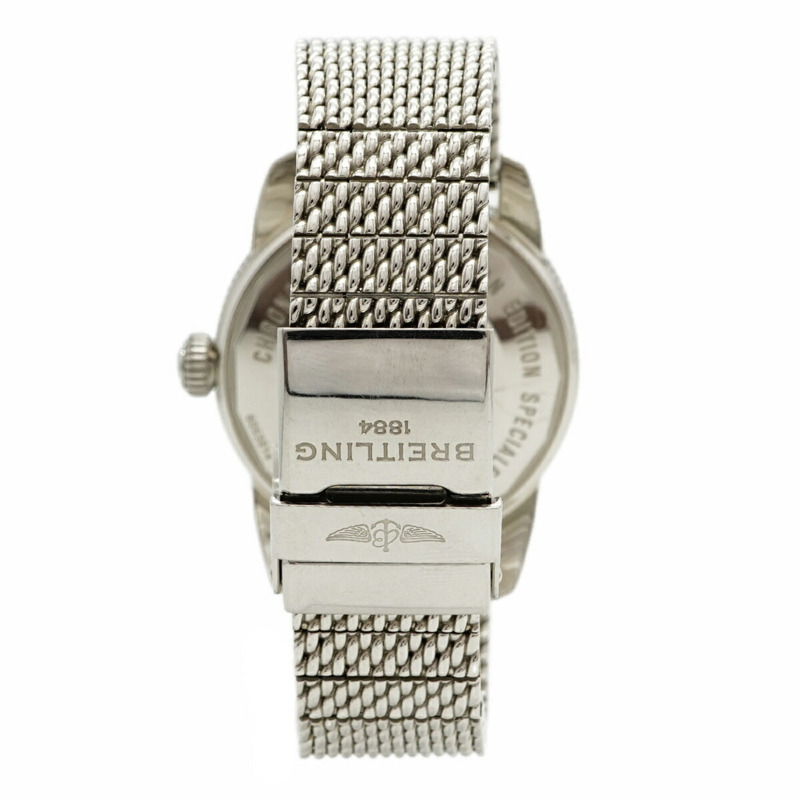 百年靈超級海洋系列 A17321 藍色錶盤男士腕錶-6