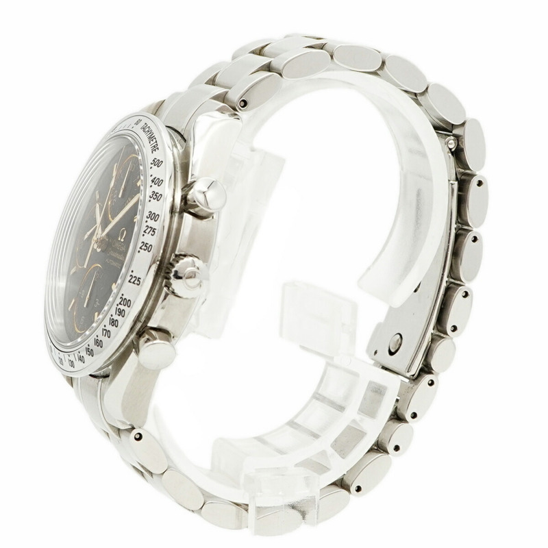 歐米茄超霸系列3513.54黑色錶盤男士腕錶-1