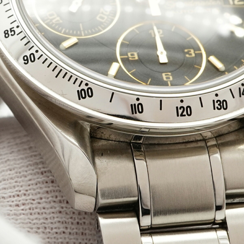 歐米茄超霸系列3513.54黑色錶盤男士腕錶-6