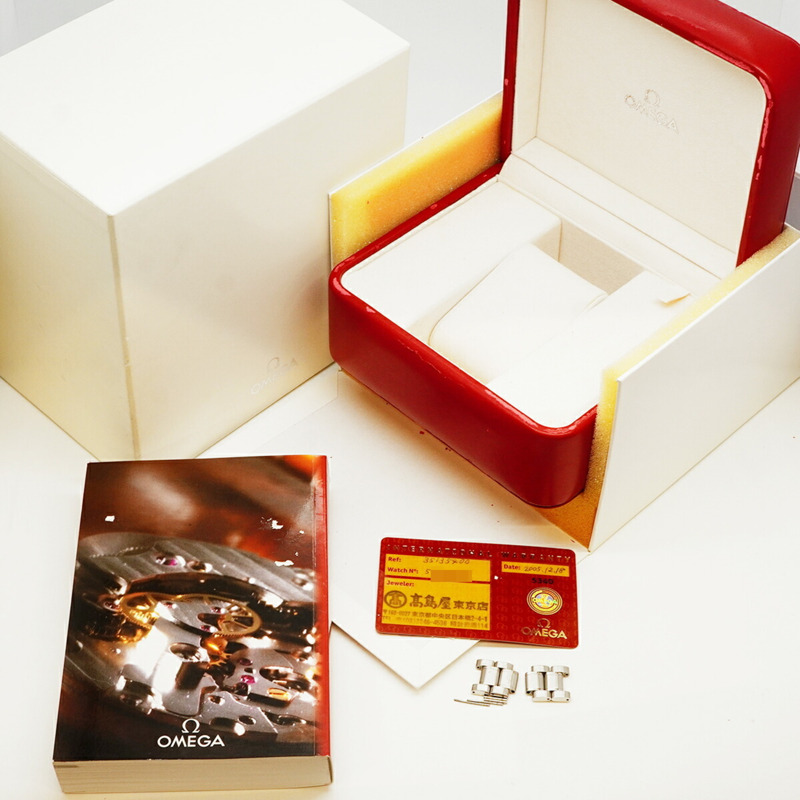 歐米茄超霸系列3513.54黑色錶盤男士腕錶-9