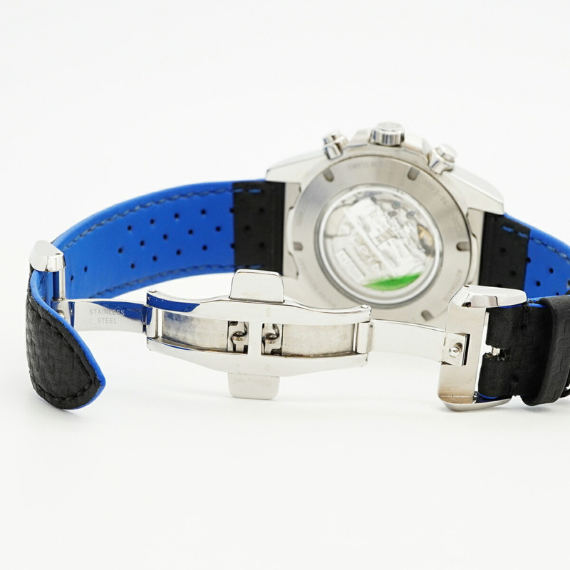 Bell & Ross BRV3-94 CHRONO A521 BRV394-A521 SCA 黑色錶盤男士腕錶-3