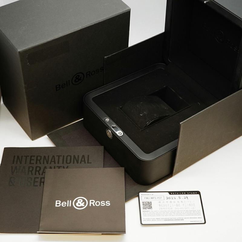 Bell & Ross BRV3-94 CHRONO A521 BRV394-A521 SCA 黑色錶盤男士腕錶-6