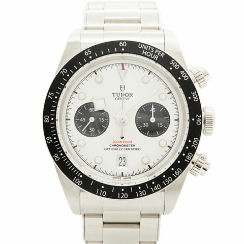 帝舵碧灣計時腕錶 79360N 銀色錶盤男士腕錶