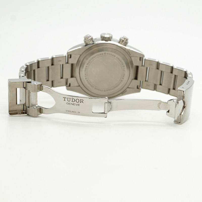 帝舵碧灣計時腕錶 79360N 銀色錶盤男士腕錶-3