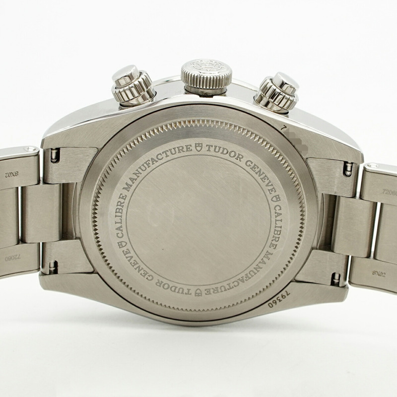 帝舵碧灣計時腕錶 79360N 銀色錶盤男士腕錶-4