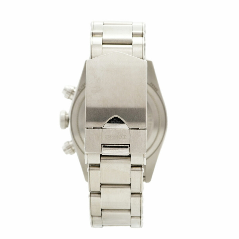 帝舵碧灣計時腕錶 79360N 銀色錶盤男士腕錶-7