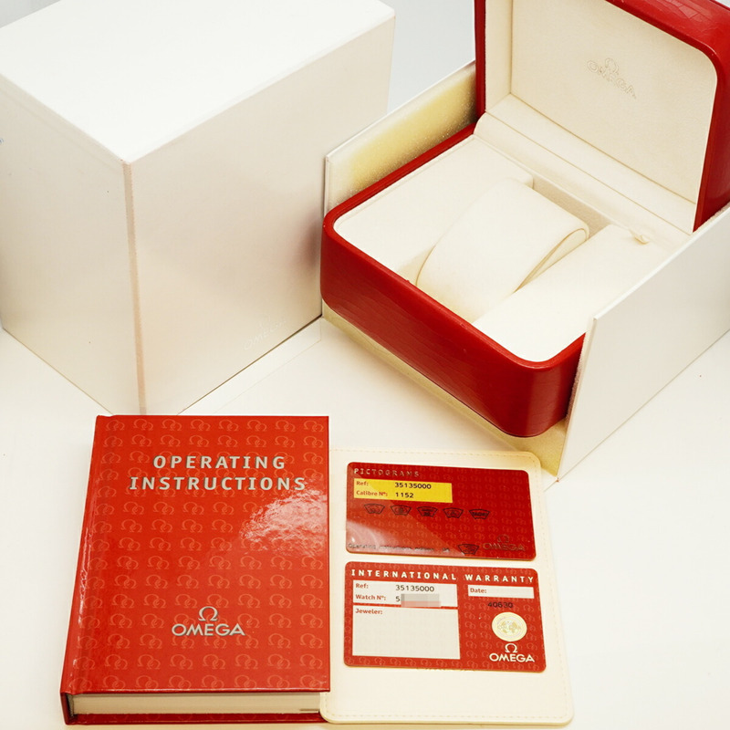 歐米茄超霸系列3513.50黑色錶盤男士腕錶-9