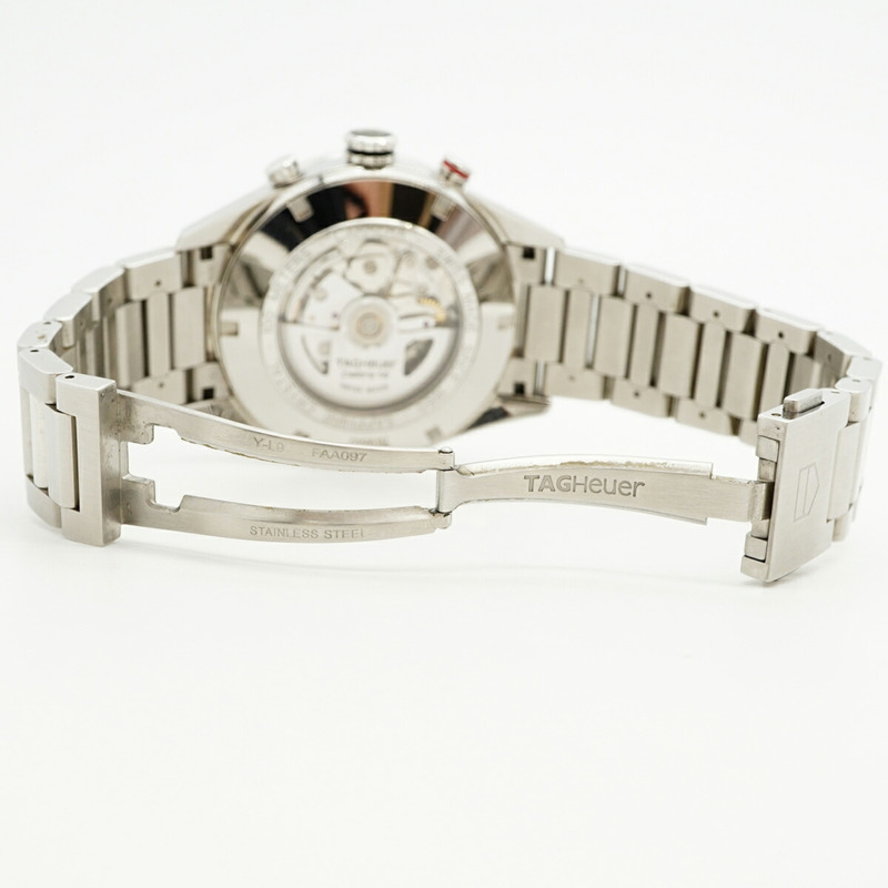 TAG Heuer 豪雅卡萊拉 CV2A1U 灰色錶盤男士腕錶-3