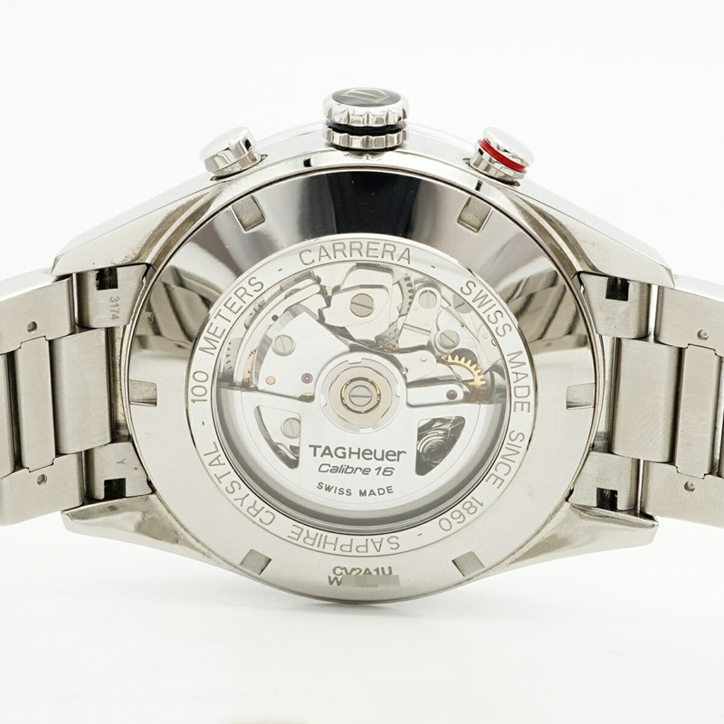 TAG Heuer 豪雅卡萊拉 CV2A1U 灰色錶盤男士腕錶-4