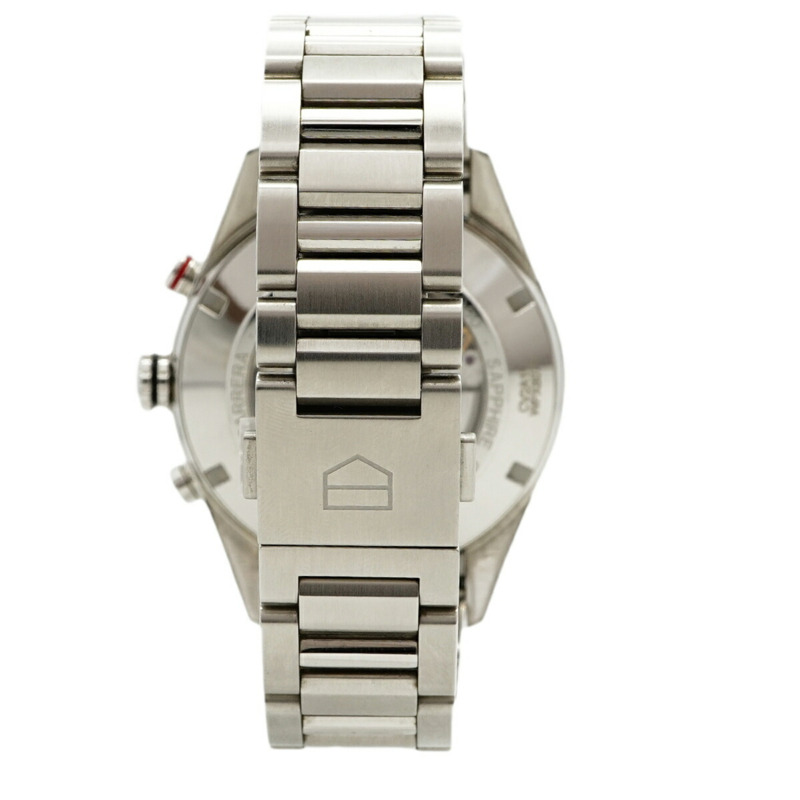 TAG Heuer 豪雅卡萊拉 CV2A1U 灰色錶盤男士腕錶-7