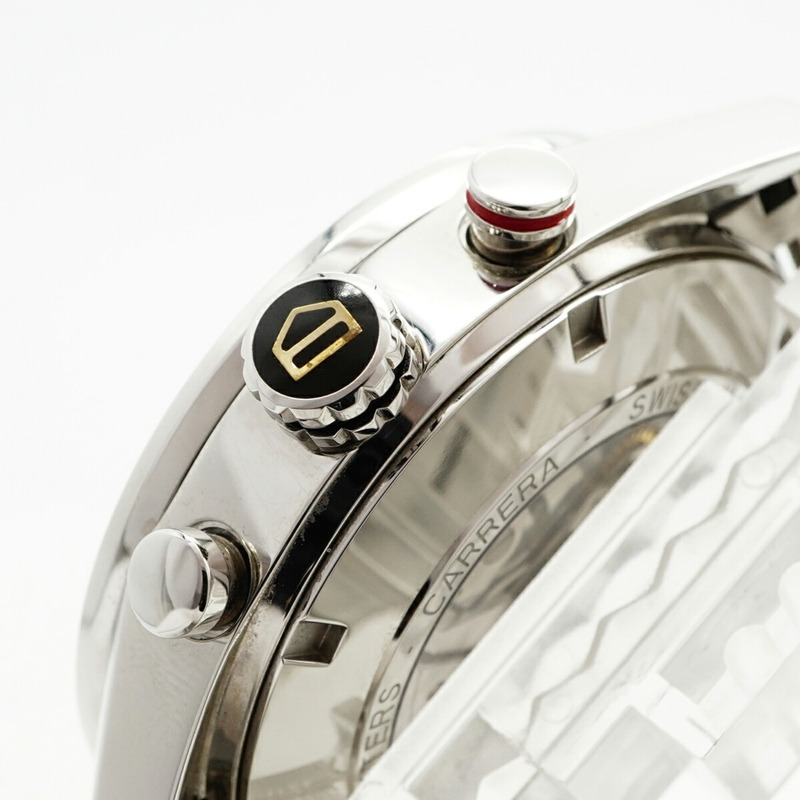 TAG Heuer 豪雅卡萊拉 CV2A1U 灰色錶盤男士腕錶-8