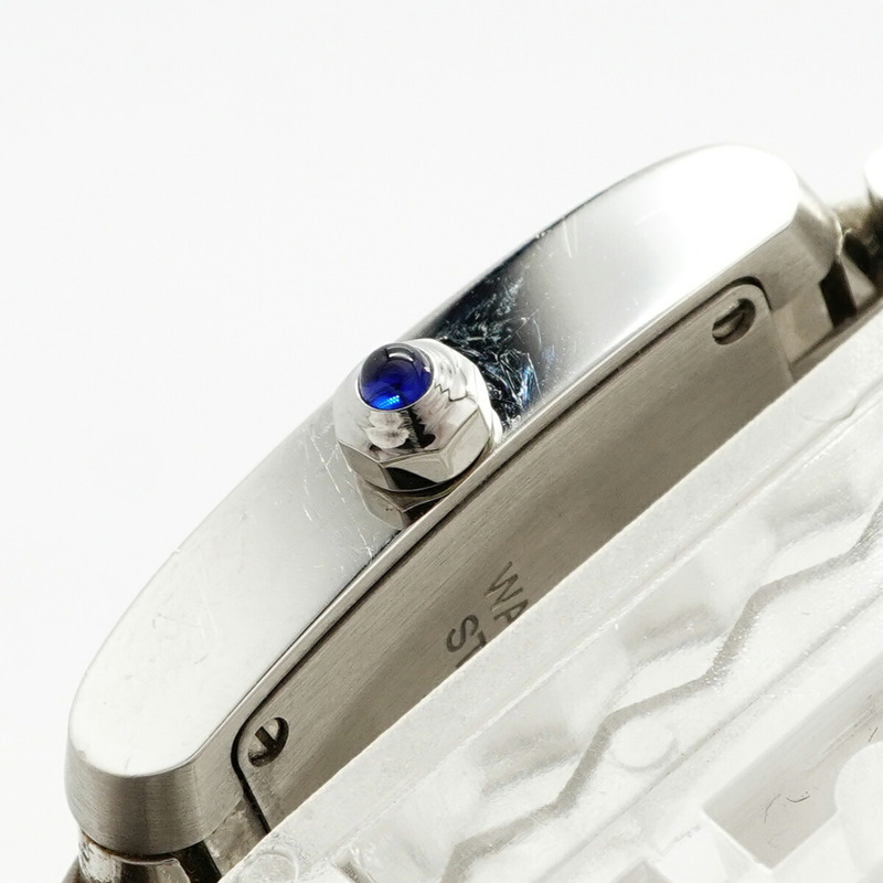 卡地亞 Tank Française SM W51008Q3 象牙色錶盤女士腕錶-8