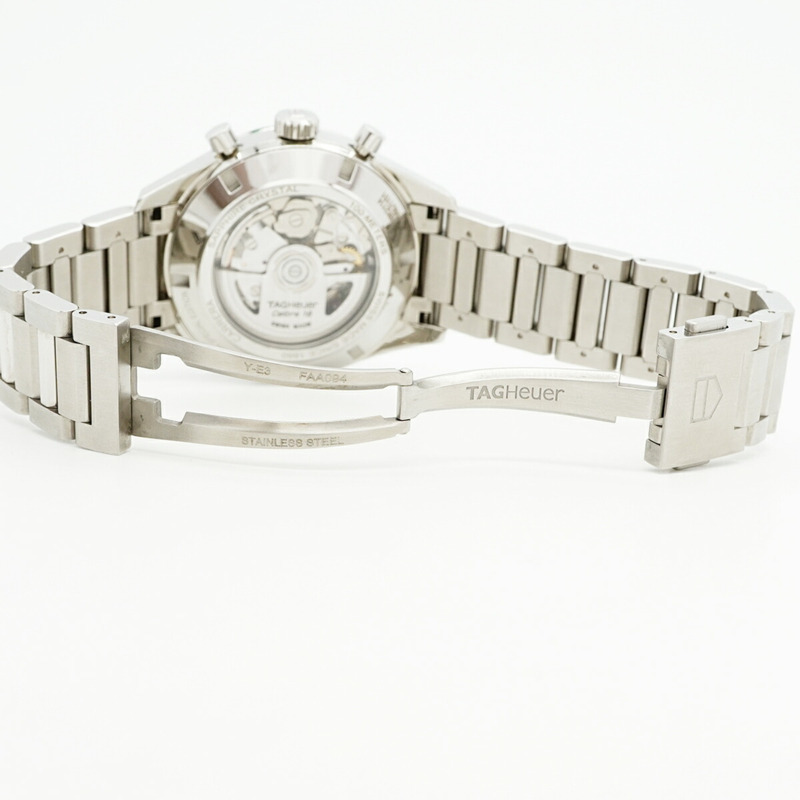 TAG Heuer 豪雅卡萊拉系列 CBK2114 銀色錶盤男士腕錶-3