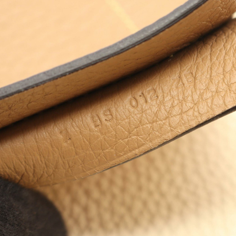 愛馬仕 Cabasellier 31 手提包 Taurillon Clemence 皮革男士象牙棕色 Chai-4