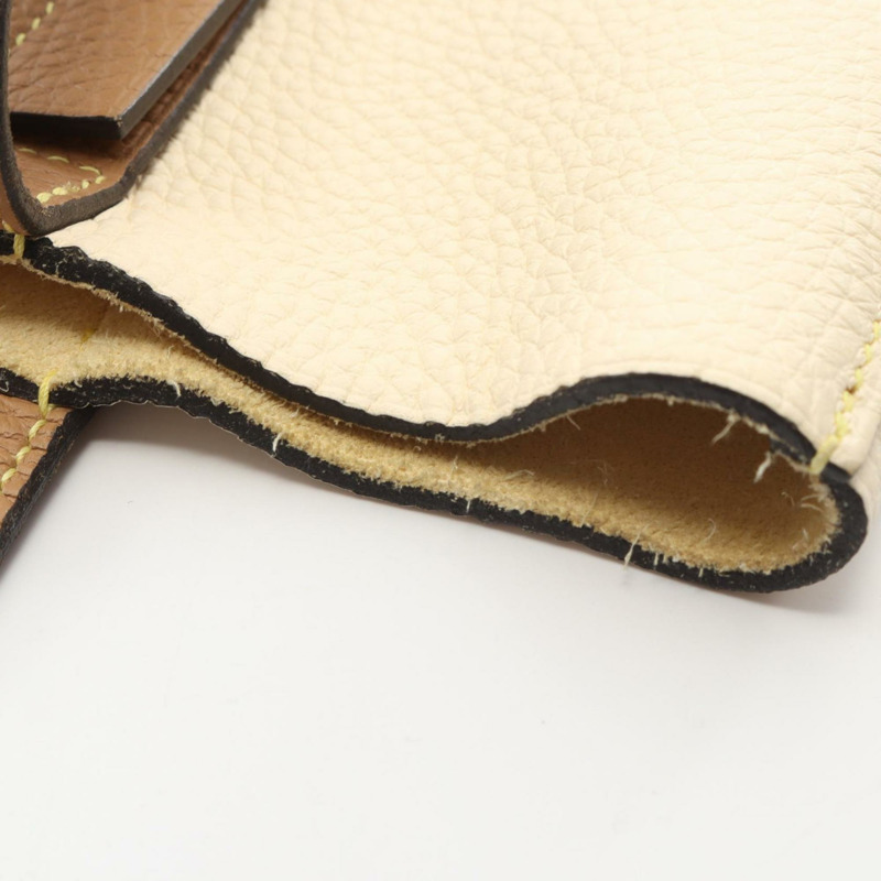 愛馬仕 Cabasellier 31 手提包 Taurillon Clemence 皮革男士象牙棕色 Chai-9