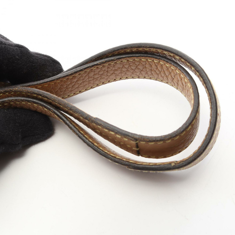 愛馬仕 Cabasellier 31 手提包 Taurillon Clemence 皮革男士象牙棕色 Chai-10