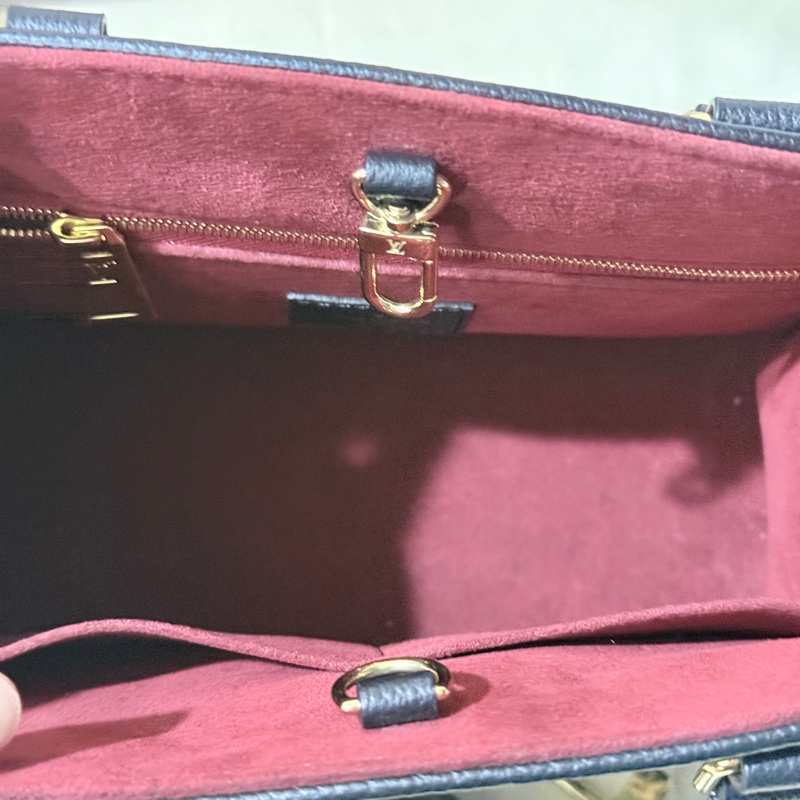 9新✨賠售超甜賣🫶🏻LV on the go🖤黑色牛皮 小號 斜背 托特-27